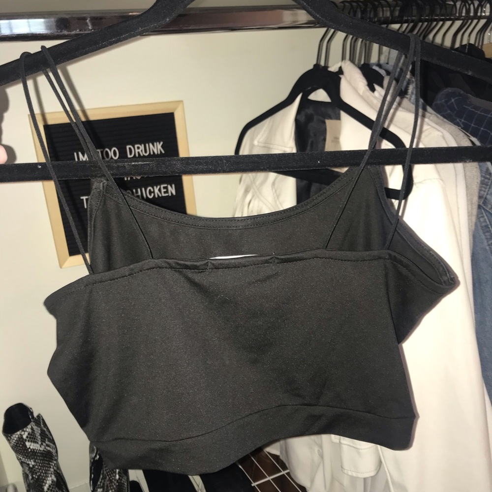Zaful strappy crop top